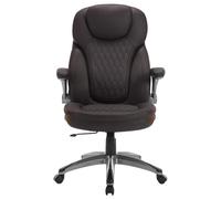 WOLTU Silla Ergonomica Escritorio, Silla Ejecutiva, PU, Marrón