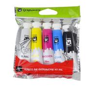 Wonday Gouache, Estuche de cartón de 5 Tubos de 12 ml