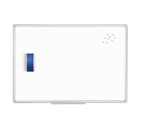 WONDAY - Pizarra blanca magnética 90 x 120 cm con soporte para rotuladores