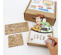 WONDEE Disney - Lámpara de juguete para niños con nombre y dibujos de la película, luz nocturna infantil Buzz Lightyear y Woody - Regalos para niños y hombres, Disney Toy Story