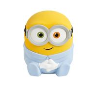 Wondee Lámpara de Silicona Minions Bob con Luz Nocturna, 3 Niveles de Brillo y Modo Pulsante, Temporizador 1-3h, Amarillo, 125x70x300 mm