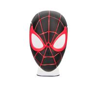 Wondee Lampara Mascara Miles Morales Spider-Man, Luz Decorativa LED 5W, 180 Lumenes, 180x115x175 mm