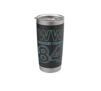 Wonder Woman 1984 3D Hype Logo Vaso térmico de acero inoxidable de doble pared