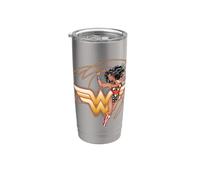 Wonder Woman Glowing Lasso Vaso térmico de acero inoxidable de doble pared