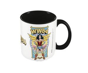 WONDER WOMAN Pyramid International, Taza desayuno color 1984 Power negro