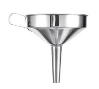 wonderfulwu cocina embudo de acero inoxidable con filtro extraíble 10/12/14/16/20/24 cm de diámetro