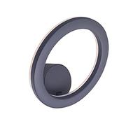 wonderlamp - Aplique exterior LED Orientable Circle 8W, Luz Neutra, Impermeable IP54, Aplique moderno, forma de Aro, Antracita