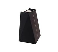 wonderlamp - Aplique LED Solar con sensor crepuscular Taner, Negro, Luz cálida 3000K, IP54