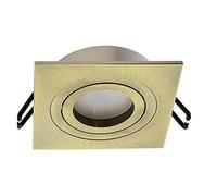 wonderlamp Clasic W-E0 Foco empotrable Cuadrado, Cuero, 1 UNIDAD