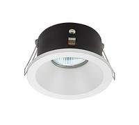 wonderlamp - Empotrable para baños o exteriores Lutar, IP 65, Empotrable moderno, Blanco, para interior/exterior, Redondo