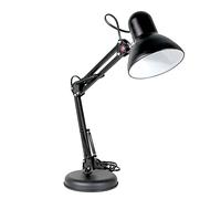 wonderlamp - Flexo Negro articulado Avati, Lámpara Escritorio retro-vintage, Cuerpo y cabezal Articulable, Bombilla 1xE27