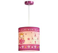 wonderlamp - Lámpara de techo infantil Rosa Princesa