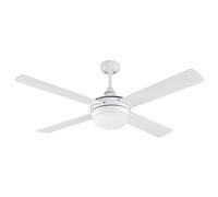 wonderlamp Marea Ventilador De Techo Con Luz E27, 15 W, Blanco, 132 x 132 x 43 cm