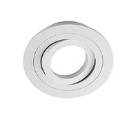 wonderlamp Pack 10 Foco empotrable GU10 basculante redondo blanco