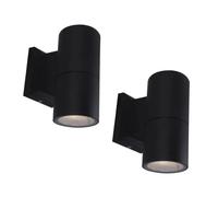 Pack 2 x aplique de pared exterior chill marca wonderlamp