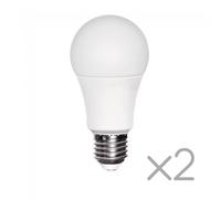 Wonderlamp Pack 2 Bombillas LED E27 con sensor crepuscular 11W (3000ºK)
