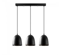 Wonderlamp Regleta de techo Asney 20 Negro (3 luces)