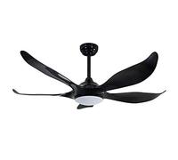 wonderlamp Ventilador de techo 20W LED Integrado 5 palas Mod. FAN color negro 3 tonos de luz. Mando a distancia incluido.