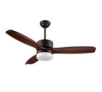 Wonderlamp Ventilador LED Keros Marrón (12W)