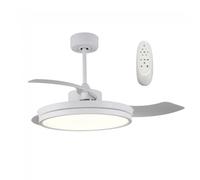 Wonderlamp Ventilador LED con aspas plegables Brando (48W)