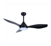 Wonderlamp Ventilador LED Top Negro (20W)