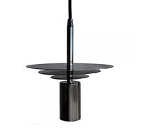 wonderlamp W-A000007 Former Lámpara Colgante E27, Grafito, 173 X 18 cm