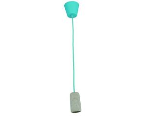 Wonderlamp W-A000010 Quondam Lámpara Colgante E27, Azul, 150 X 5 cm