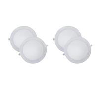 wonderlamp W-E000045 - Pack 2 x Downlight LED extraplano redondo blanco, iluminacion 18W (1450 lm), 6000K (luz fría) (Paquete de 2)