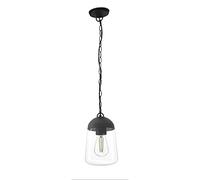 wonderlamp W-T000056 Lámpara Colgante de Exterior para Jardín, Altura Regulable, Negro Antracita, Bombilla E27