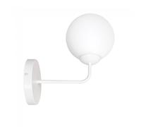 WONDERLAMP Wonderlamp Aplique de Pared LED Cristal y Metal Blanco Opal