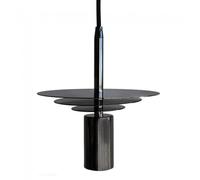 wonderlamp W-A000007 Former Lámpara Colgante E27, Grafito, 173 X 18 cm