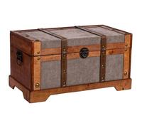 Wonderlust Deco - Baúl de madera marrón 43x23x22 cm Marrón 43x23x22