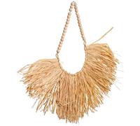 Wonderlust Deco - Collar decoración de pared de fibra natural marrón 26x02x13 Marrón 26x02x13h cm