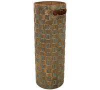 Wonderlust Deco - Paragüero de metal marrón 20.5x20.5x50h cm Marrón 20.5x20.5x50h cm