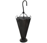 Wonderlust Deco - Paragüero de metal negro 32.5x28.5x81.5h cm Negro 32.5x28.5x81.5h cm