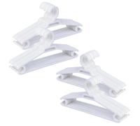 Wonderlust Deco - Percha infantil de plastico blanca pack de 48 uds 26,8x0,53x13,20cm Blanco 26,8x0,53x13,20h cm
