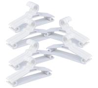 Wonderlust Deco - Percha infantil de plastico blanca pack de 72 uds 26,8x0,53x13,20cm Blanco 26,8x0,53x13,20h cm