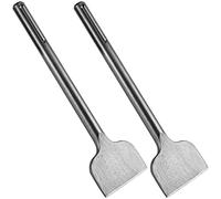 WONGWAI 2 piezas de cinceles de escala, 3 x 11 pulgadas SDS Max Shank Scaling Cincel de desmontaje Thinset Bit Cincel herramienta compatible con SDS Plus Hammer
