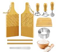 Wooden Pasta Roller and Cutter, Handcrafted Dough Roller, 9.84x4 inches, Multipurpose Baking Tool, Precision Cutter, Traditional Spaghetti Maker for Wontons, Dumplings, Postre