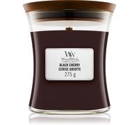 WoodWick Vela aromática Black Cherry con mecha de madera 275 g