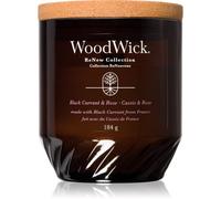Woodwick Black Currant & Rose vela perfumada 184 g