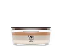 Woodwick Trilogy Café Macchiato vela perfumada con mecha de madera 453.6 g