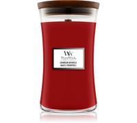 Woodwick Crimson Berries vela perfumada con mecha de madera 610 g