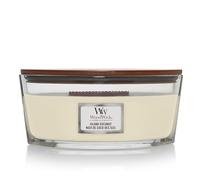 WoodWick Vela aromática Island Coconut – mecha de madera crepitante, hasta 50 h, 453,6 g