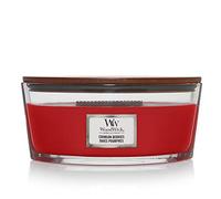 Woodwick Ellipse Vela perfumada con mecha crepitante | Crimson Berries | Hasta 50 horas de duración | Regalos para mujeres
