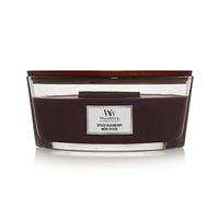 WoodWick Ellipse Vela perfumada | Mora especiada | con mecha crepitante | Tiempo de combustión: hasta 50 horas