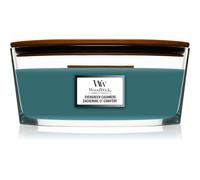 Woodwick Evergreen Cashmere vela perfumada con mecha de madera (hearthwick) 453,6 g