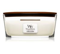Woodwick Island Coconut vela perfumada con mecha de madera (hearthwick) 453 g
