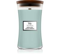 Woodwick Magnolia Birch vela perfumada con mecha de madera 610 g