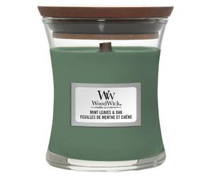 Woodwick mint leaves & oak - vela aromática (275 g)